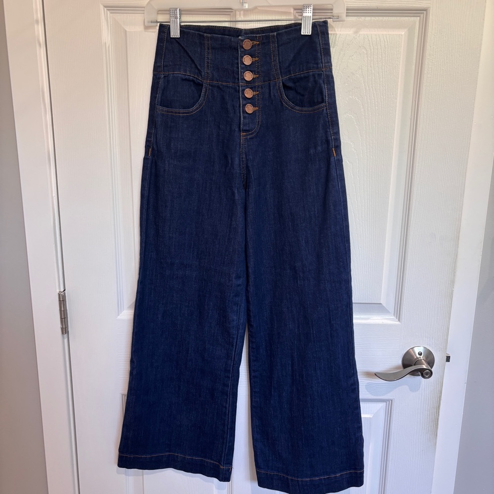 Black Label wide leg jeans